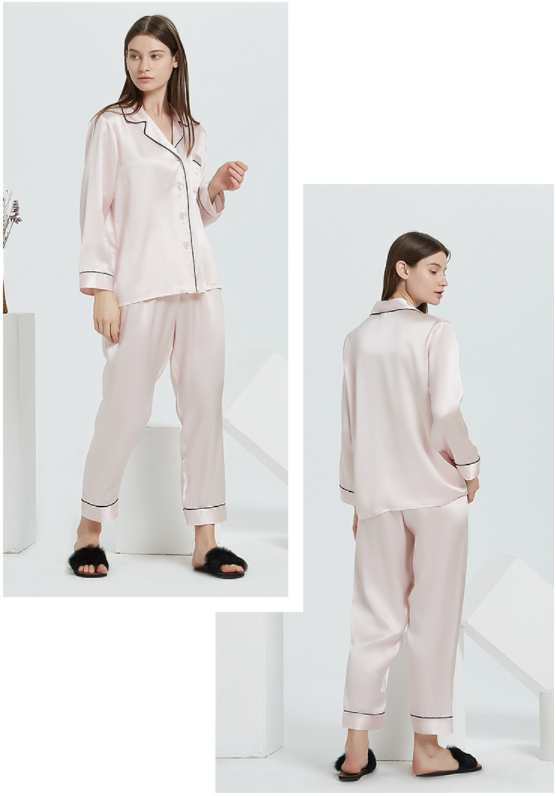 Custom Silke Pyjamas Personlig Pyjamas