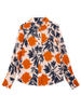  Engros 100% Mulberry Silk Floral Print -shirt til kvinder fra tøjfakturi
