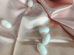 Engros Finest Vaskbar Blush Pink 100 Silke Stof til Pudebetræk Fra Direct Factory