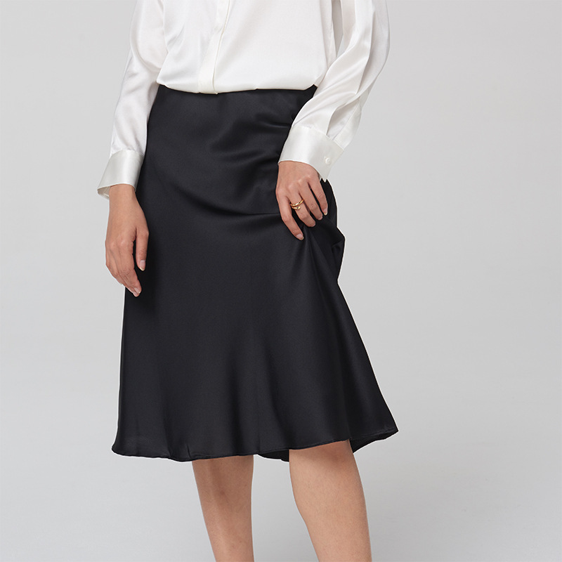 Custom silke nederdel design