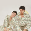 Personaliseret 100% ren morbærsilke sleepwear pyjamas herre fra tøjproducenten