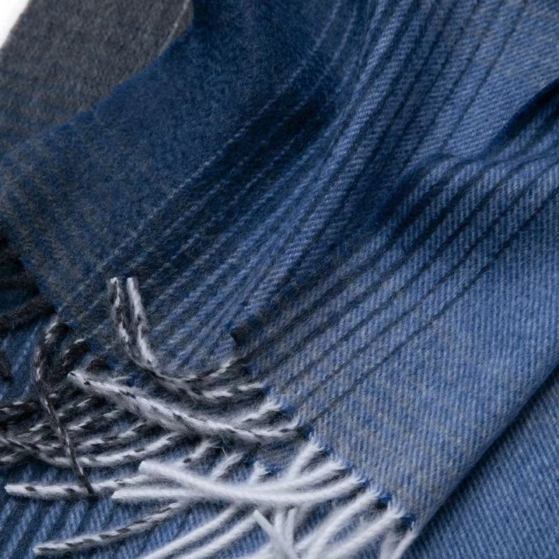 Brugerdefineret og engros bedste koldt vejr plaid kashmir tørklæde til mænd om vinteren